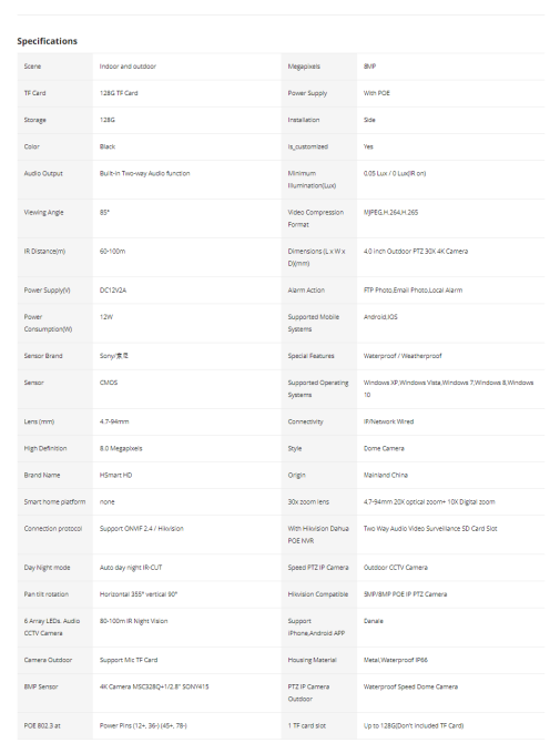 8mp ip ptz camera Helsinki - valokuva 3