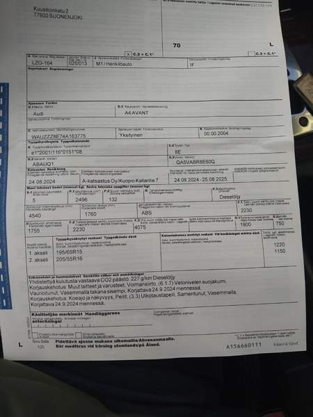 Audi A4 Suonenjoki - valokuva 7