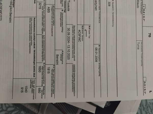 Peugeot 308 Vantaa - valokuva 1