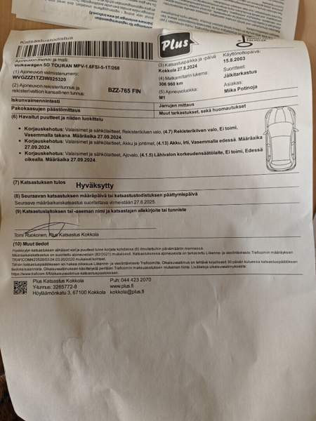 Volkswagen Touran Kokkola - valokuva 7