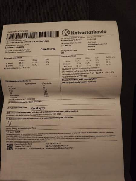 Nissan Primera Haemeenlinna - photo 8