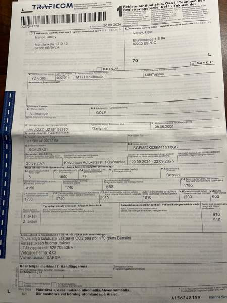 Volkswagen Golf Kerava - valokuva 8