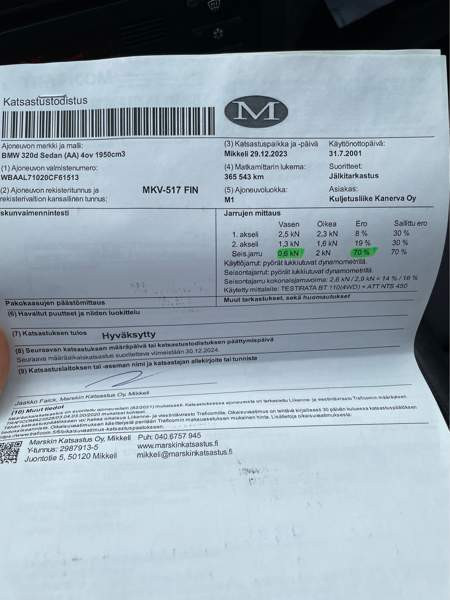 BMW 320 Elimäki – foto 7