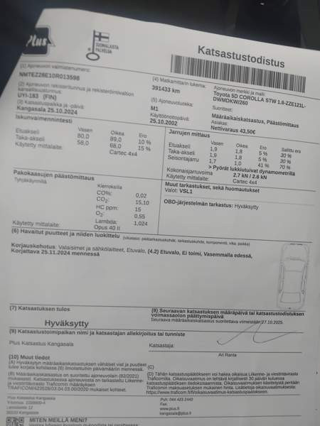 Toyota Corolla Pälkäne - valokuva 4