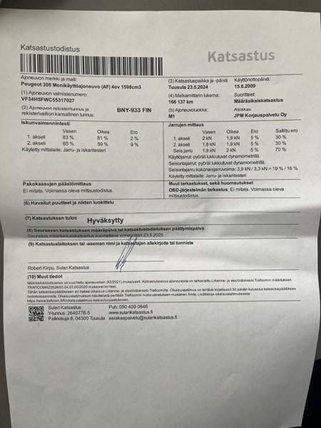 Peugeot 308 Tuusula - photo 3