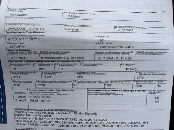 Volkswagen Passat Espoo - valokuva 8