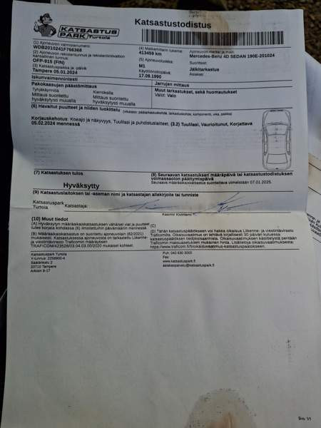 Mercedes-Benz 190 Parkano - valokuva 7