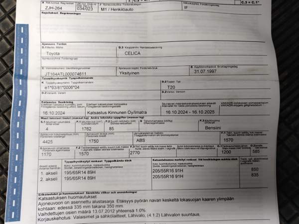 Toyota Celica Ruokolahti - photo 7