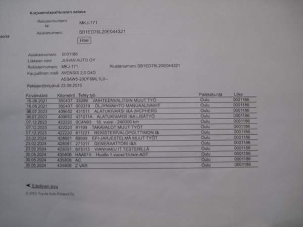 Toyota Avensis Oulu – foto 8