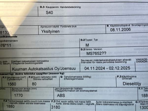 Volvo S40 Kontiolahti - valokuva 6