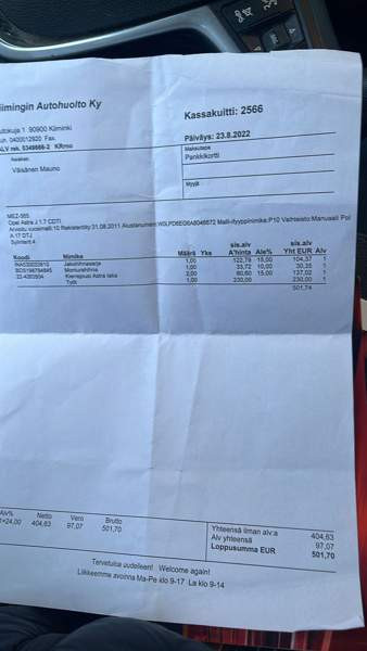 Opel Astra Vantaa - photo 8