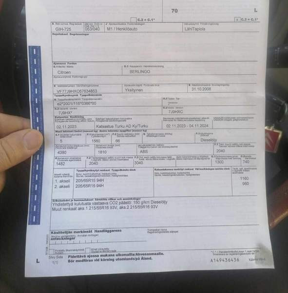 Citroen Berlingo Turtkul - valokuva 1