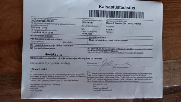 Mazda 6 Hausjärvi - valokuva 5