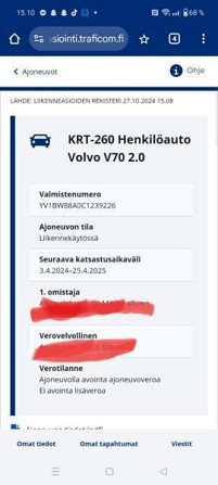 Volvo V70 Ikaalinen - изображение 6