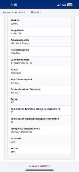 Subaru Forester Kuopio - valokuva 8