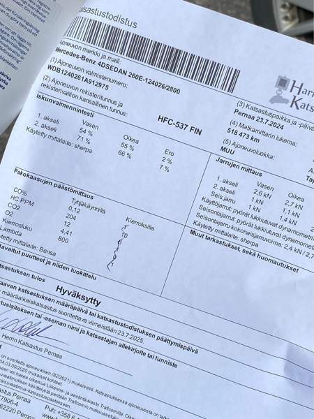 Mercedes-Benz 260 Eurajoki - valokuva 2