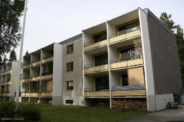 3h + keittiö, vaatehuone ja parveke.  Ювяскюля - изображение 1