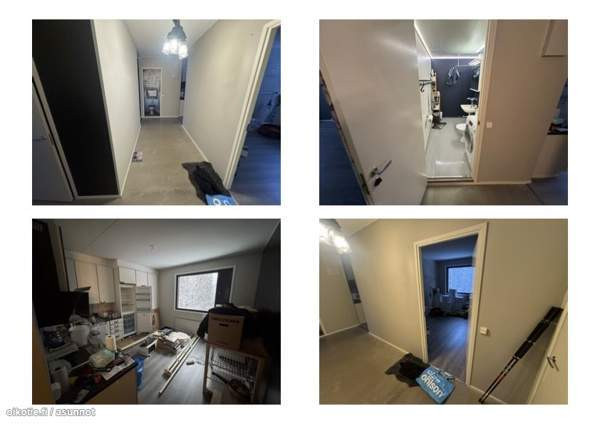 3h + keittiö, vaatehuone ja parveke.  Ювяскюля - изображение 2