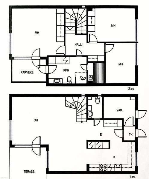 4h + k + kph + s + wc + lämmin varasto  Espoo - valokuva 5