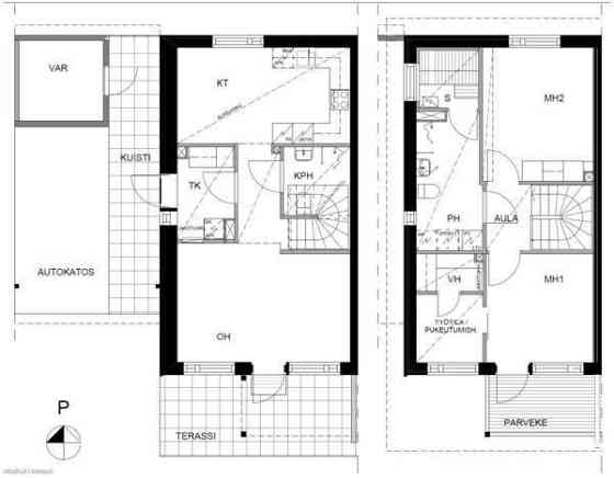 3-4h + k + s + 2wc + p + ter + ak + var  Espoo