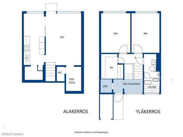 3h+k+kph+s+vh+erillinen wc ja piha  Ylitornio - изображение 3