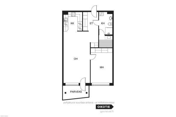 2h + k + kph + s + lasitettu parveke  Espoo - photo 2