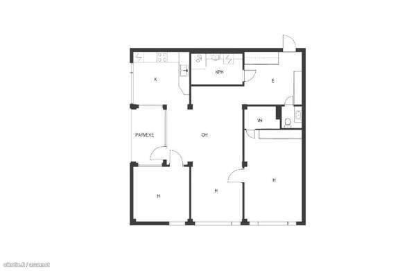 3-4 h + k + kph + erillinen WC + p  Helsinki - изображение 2