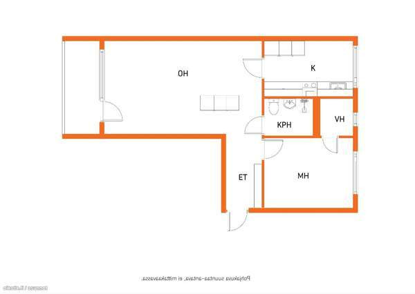 2h, k, kh, vh, parveke  Jyvaeskylae - photo 3