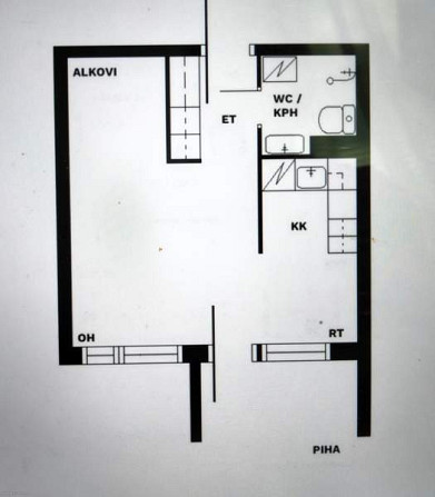1h+alkovi+kk+kylpyhuone+oma piha  Espoo – foto 5