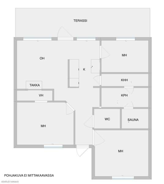 4h, k, khh, ph, s, vh, 2 x wc, varasto, + ak  Jaervenpaeae – foto 2