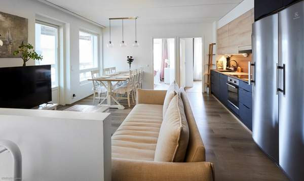 5h + 2 x avok.+ 2 x wc+ kylpyhuone + sauna + lasit  Helsinki – foto 5