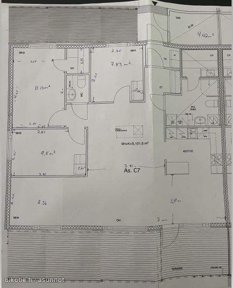 4h + k + s  (yj. 5h + k + s)  Söderkulla - valokuva 2