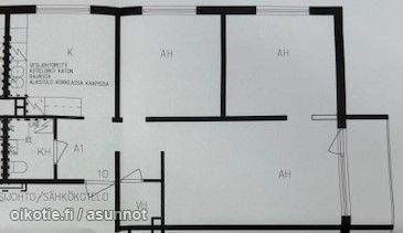 3h + k + kph + vh + lasitettu parveke  Турткуль - изображение 5