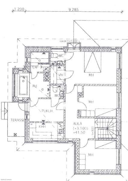 5h + k + rt + vh + khh + kph + s + 3x wc + autotal  Sibbo - valokuva 4