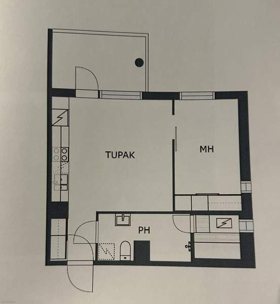 2h, avokeittiö, sauna/kph/wc  Espoo - valokuva 1