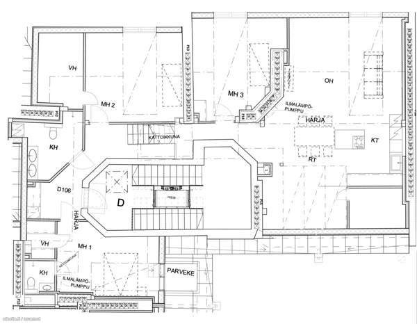 4h + kt + 2 kph + vh + parveke  Helsinki - изображение 4
