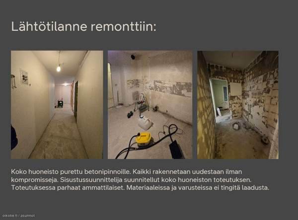 2h + p+vh+parveke  Oulu – foto 3