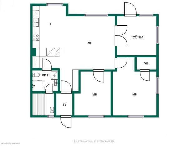 3-4h + avok + kph + s + vh + terassi / piha (Yj. m  Espoo - photo 2