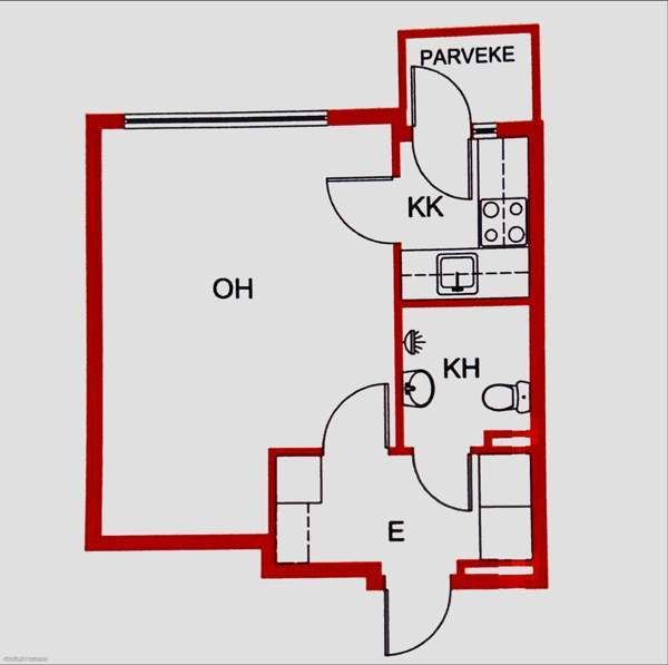 1h + kk + p (lasitettu)  Glebychevo - photo 2