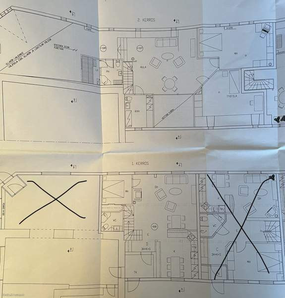 5-6 h + k + 3 x wc + 2 x suihku + s + khh  Rauma – foto 2