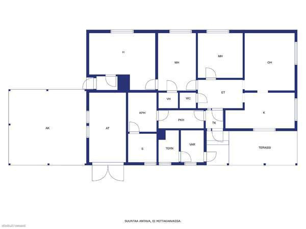 4h, k, s, ph, wc, autotalli  Urjala - valokuva 2