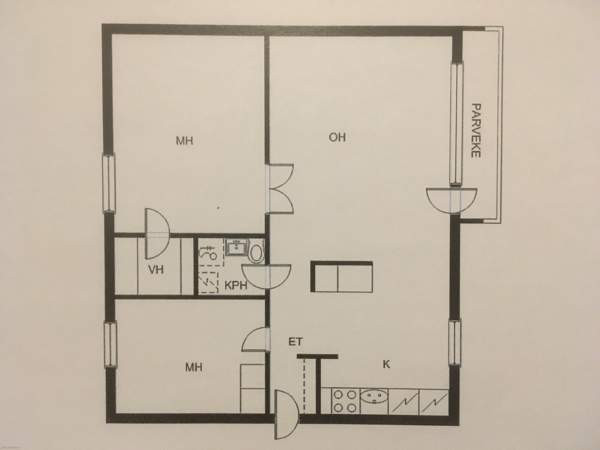 3h, k, et, kph, vh, lasitettu p  Helsinki - valokuva 4