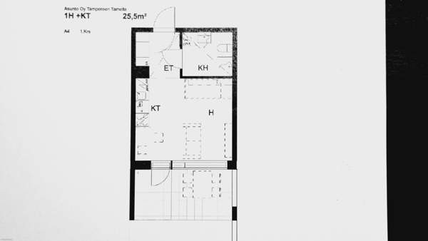 1h, kt, kph, terassi, piha  Tampere - valokuva 1