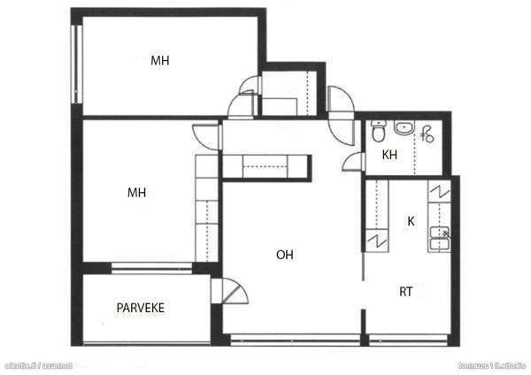 3h + k + p  Pieksämäki - valokuva 2