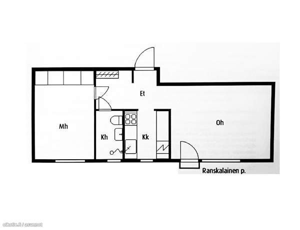 2h + kk + kph + rp  Varkaus - valokuva 1