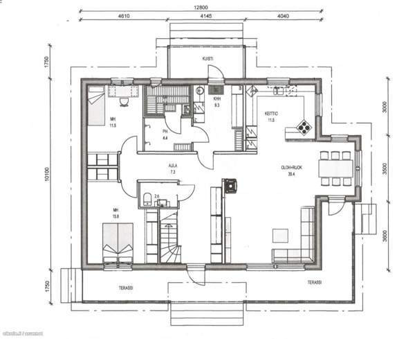 5h + oh + k + rt + s + khh + 2 wc + at + grillikat  Porvoo - photo 6