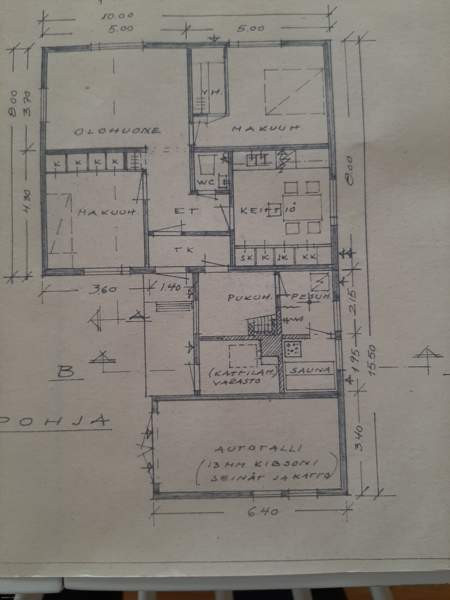 3h + k + s + ph + at + varasto  Teuva - valokuva 2