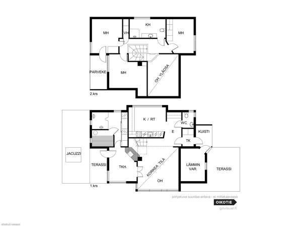 5h + k + saunaosasto + varastohuone + autokatos+ul  Espoo - valokuva 6