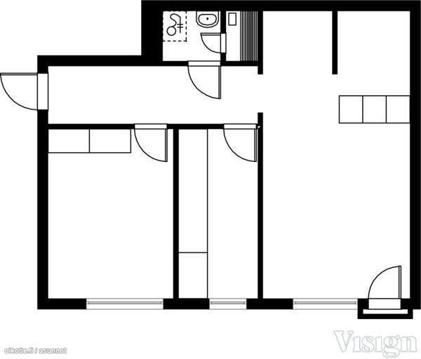 2h + kk + s + p (ranskalainen)  Kouvola - photo 2