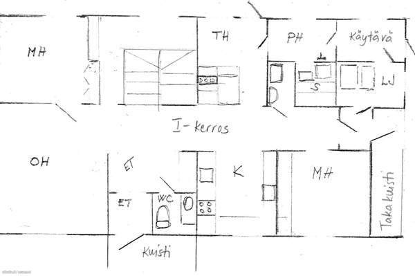 oh, k, 5 mh, takkahuone, ph, s, 2 wc, aula, 2 parv  Butterworth – foto 4
